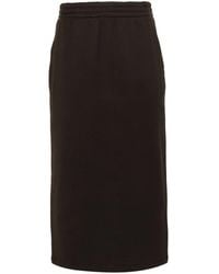 Prada - Midirock Aus Jersey - Lyst