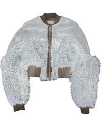 Rick Owens - Bomberjacke Aus Shearling - Lyst