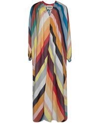 Marrakshi Life - Touareg Chevron-stripe Maxi Dress - Lyst
