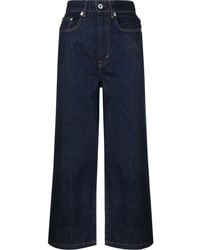 KENZO - Weite High-Waist-Jeans - Lyst