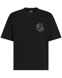 KARL LAGERFELD - Logo-Embroidery T-Shirt - Lyst