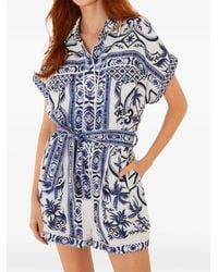 FARM Rio - Wonderful City Belted Romper - Lyst
