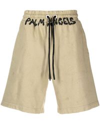 Palm Angels - Shorts mit Kordelzug - Lyst