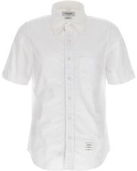 Thom Browne - Camicia con bordo RWB - Lyst