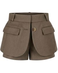 Monse - Wollen Shorts - Lyst