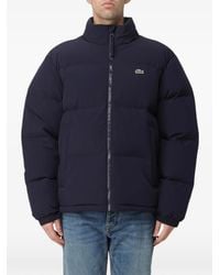Lacoste - Doudoune À Capuche - Lyst