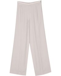 ‎Taller Marmo - Mid-rise Crepe Palazzo Pants - Lyst