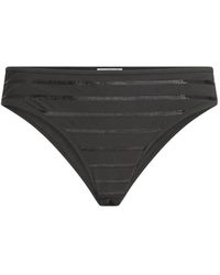 Brunello Cucinelli - Stripes Monili Bikini Bottoms - Lyst