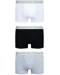 Vivienne Westwood - Logo-waistband Organic-cotton Blend Boxers - Lyst