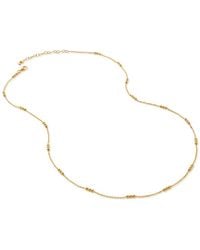 Monica Vinader - Triple Beaded 18-20" Chain Necklace - Lyst