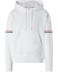 Thom Browne - Loopback Jersey Armband Hoodie - Lyst