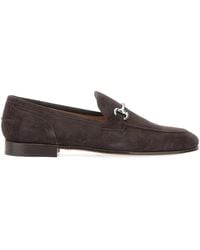Duca Degli Abruzzi - Almond-Toe Suede Loafers - Lyst