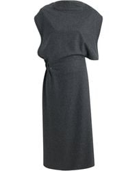 KHAITE - Draped Open-Back Midi Dress - Lyst