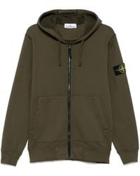 Stone Island - Hoodie Met Compass-Logopatch - Lyst