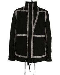 Boris Bidjan Saberi - Reversible Metallic Trim Zipped Jacket - Lyst