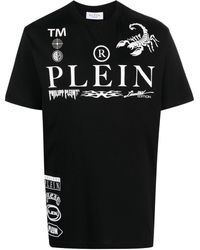 Philipp Plein - Ss Logos Round-neck T-shirt - Lyst