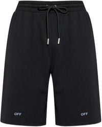 Off-White c/o Virgil Abloh - Shorts mit Kordelzug - Lyst