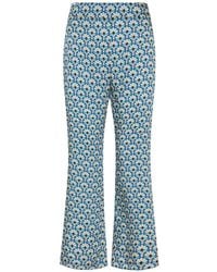 Etro - Polyester Pants - Lyst