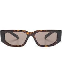 Prada - Rectangle-Frame Sunglasses - Lyst