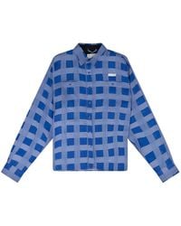 4SDESIGNS - Plaid-Pattern Buttoned Shirt - Lyst