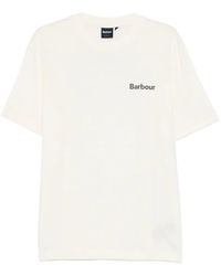 Barbour - T-Shirt À Logo Imprimé - Lyst
