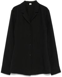 TOTEME - Chemise À Col Cranté - Lyst