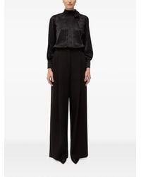 Nissa - Satin Viscose Top - Lyst