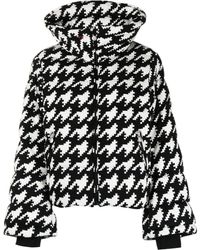Perfect Moment - Houndstooth-print Padded Jacket - Lyst