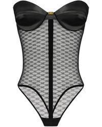 Elisabetta Franchi - Off-Shoulder Bodysuit - Lyst