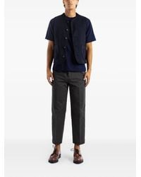 Momotaro - Yarn-Dyed Short-Sleeve T-Shirt - Lyst