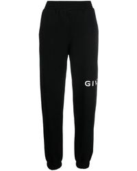 Givenchy - Pantalon de jogging en coton à logo imprimé - Lyst
