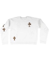Chrome Hearts - Leopard-Print Flooded-Patch Sweatshirt - Lyst