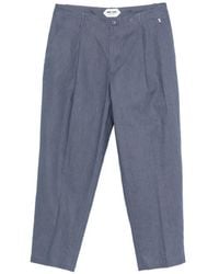 NEW YORK RESIDENT - Pantalon En Coton Andrew À Design Plissé - Lyst