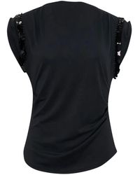 3.1 Phillip Lim - Sequin-Embellished Ruched T-Shirt - Lyst