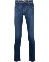 Jacob Cohen - Logo-patch Skinny Jeans - Lyst