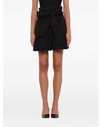 McQueen - High-waisted Tie Shorts - Lyst