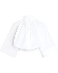Patou - Cropped Blouse - Lyst