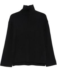 A.P.C. - Ribbed-Knit Roll-Neck Sweater - Lyst