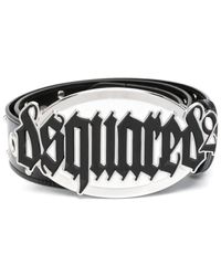 DSquared² - Gothic Logo Leather Belt - Lyst