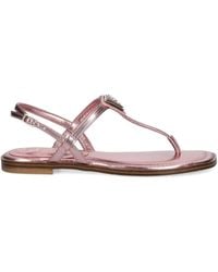 Guess - Sandalen im Metallic-Look - Lyst