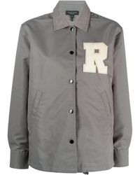 Rag & Bone - Rand Logo-patch Shirt Jacket - Lyst