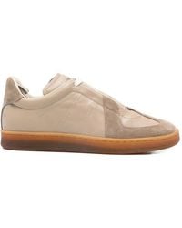 Officine Creative - Militia Suede Panelled Low-Top Sneakers - Lyst