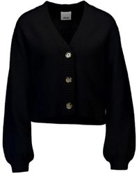 Allude - V-Neck Button-Up Cardigan - Lyst