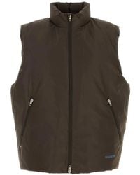 Jil Sander - Logo-Print Down Gilet - Lyst