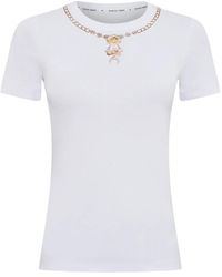 Marine Serre - Trompe 'Oeil Jewelry Cotton T-Shirt - Lyst