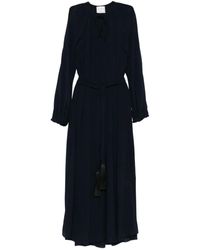 Forte Forte - Tassel-Embellished Tie-Neck Maxi Dress - Lyst