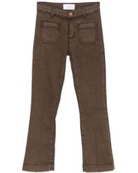 The Seafarer - Françoise Patch-Pocket Cropped Jeans - Lyst