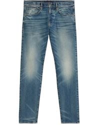 BOSS - X David Beckham Light-Wash Straight-Leg Jeans - Lyst