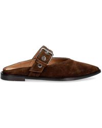 Marc O' Polo - Buckle-Strap Pointed-Toe Slippers - Lyst