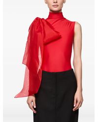 Atu Body Couture - Draped-Detail Bodysuit - Lyst